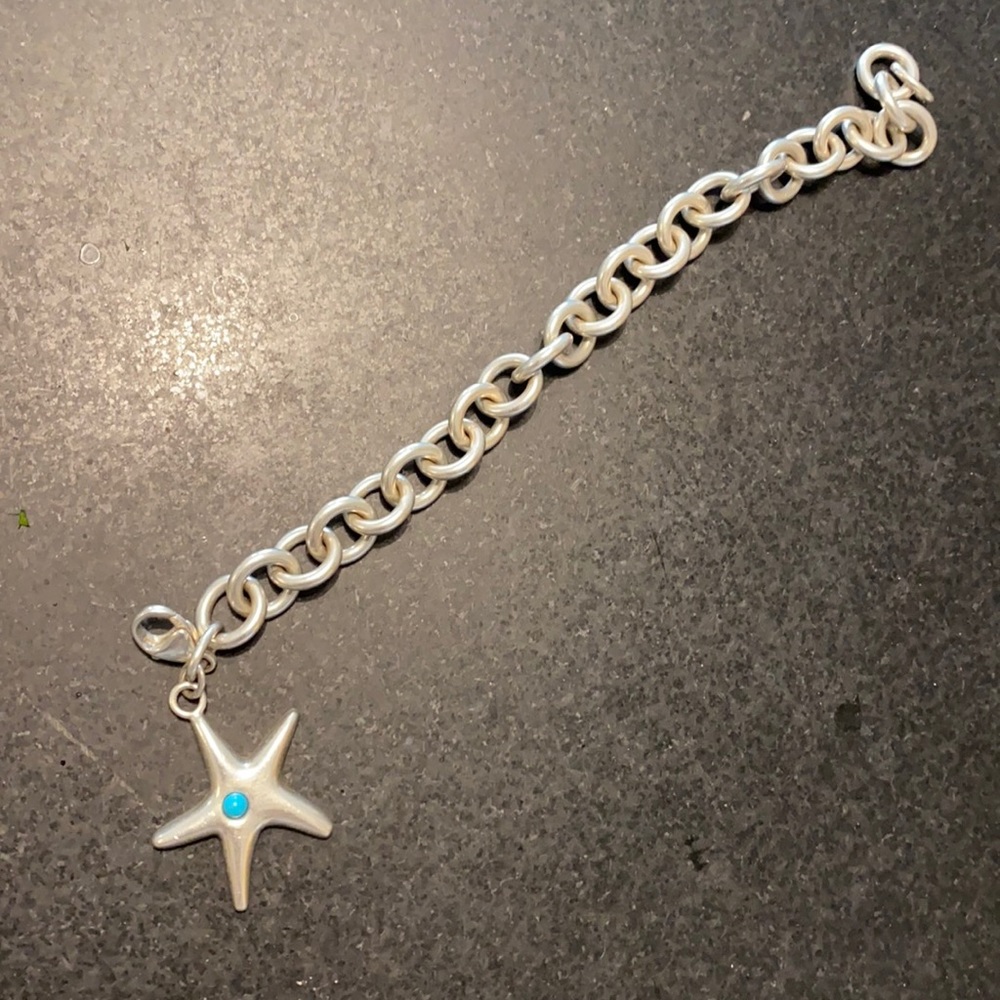 Tiffany & Co. Rare Silver & Turquoise Bracelet